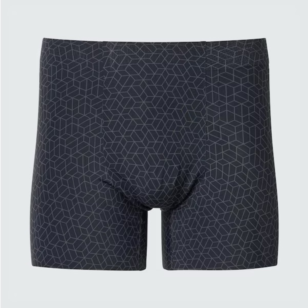 Uniqlo AIRism Ultra Seamless Boxer Briefs, small, black
